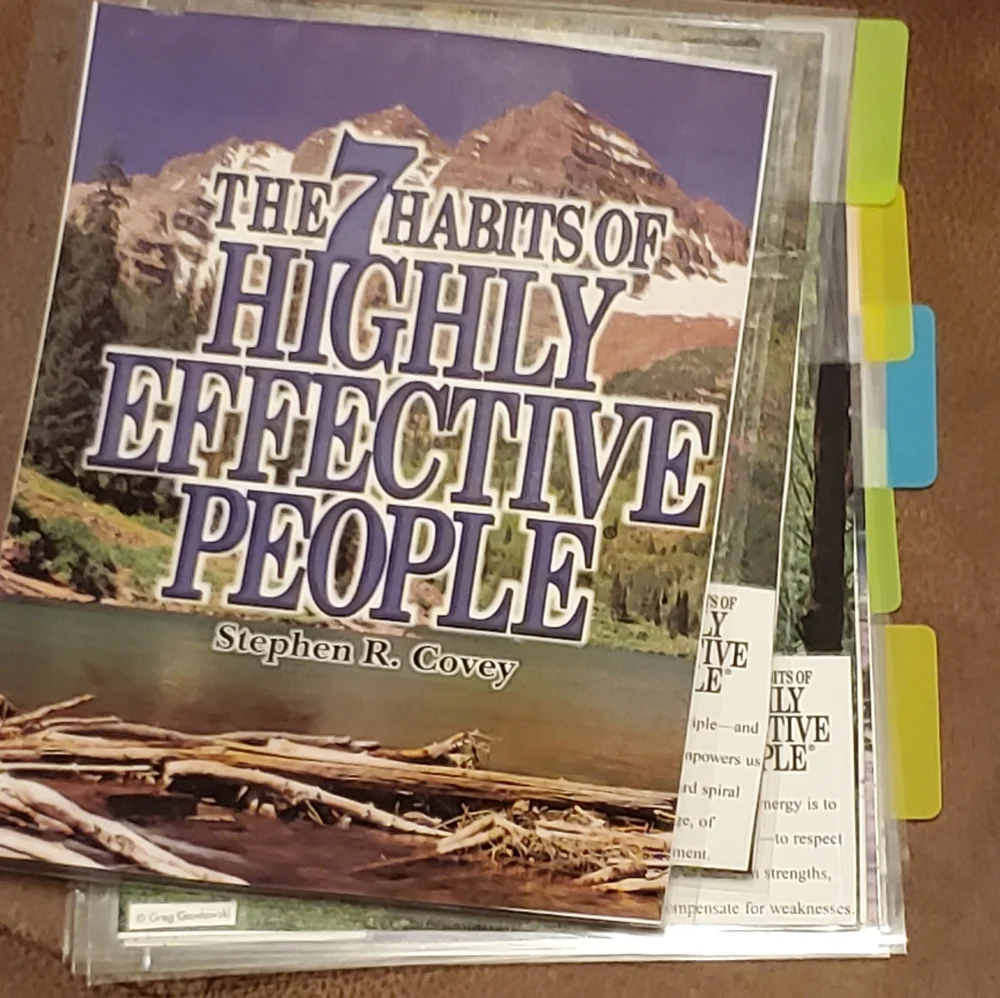 Homemade cover & five dashboards/dividers for a classic size disc bound planner